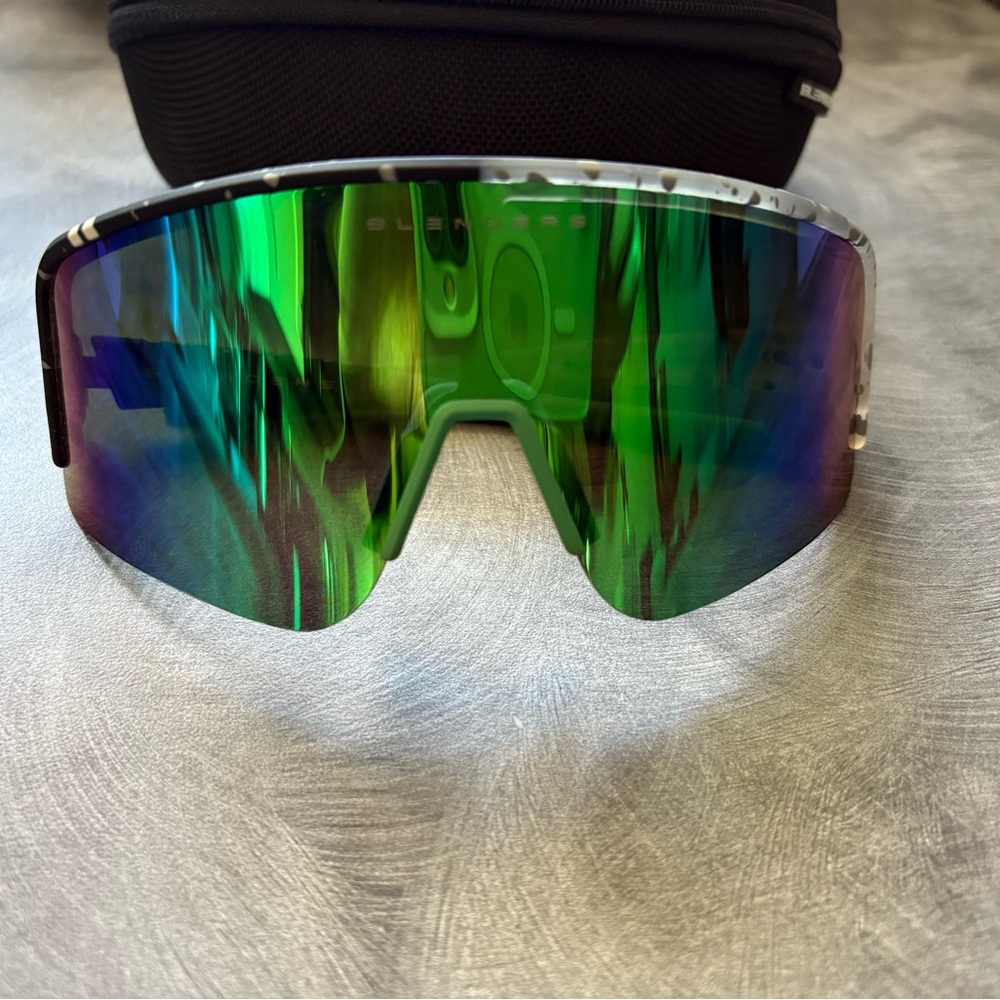 Blenders Green Reflective Sunglasses
